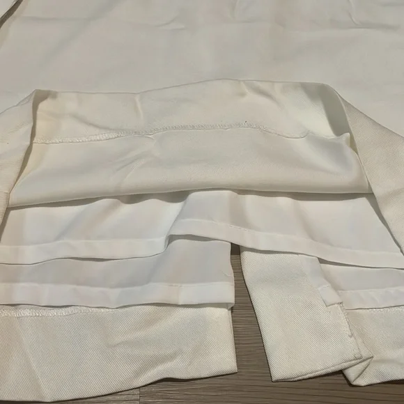 Milly sleeveless shift dress Cream Back zip Sz 4 Above knee Minimalist Designer - Picture 8 of 14